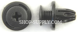 Black Nylon Push-Type Retainers Acura # 91503-SP0-0030